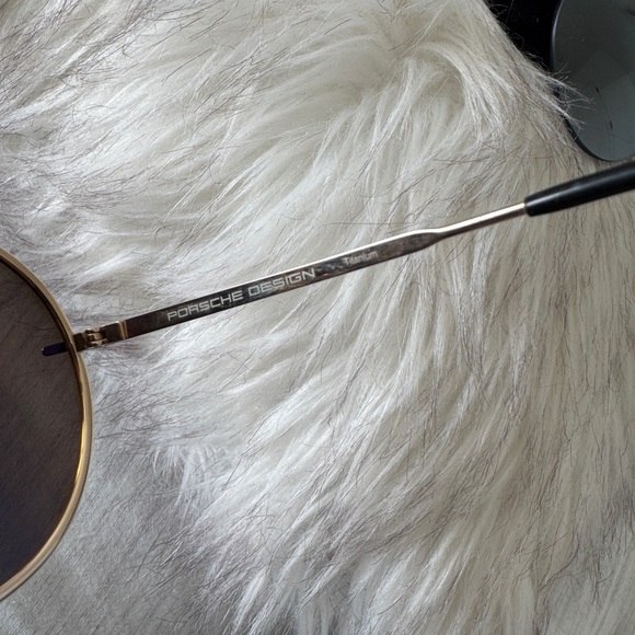 Authentic Porsche Design Aviator Sunglasses with Case. P8478 Sz 69 - Picture 14 of 14